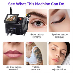 808 Diode Portable Laser Hair Removal Machine Tattoo Removal Machine Laser Qswitch Pico Laser