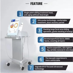 2 In1 Portable HIFU machine Anti-wrinkle 4D Ultrasound Radar Carved Anti-aging Facial Lifting Wrinkles Removal machine