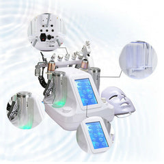11 in 1 Hydra Dermabrasion Aqua Peeling Vacuum Face Pore Cleaning Skin Rejuvenation Facial Beauty Machine