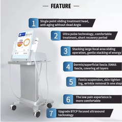 2 In1 Portable HIFU machine Anti-wrinkle 4D Ultrasound Radar Carved Anti-aging Facial Lifting Wrinkles Removal machine