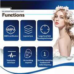 2 In1 Portable HIFU machine Anti-wrinkle 4D Ultrasound Radar Carved Anti-aging Facial Lifting Wrinkles Removal machine