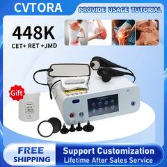 Portable INDIBA 448KHZ Spanish Technology CET RET Tecar High RF Physical Therapy Machine Pain Relief Skin Tightening Deep Care