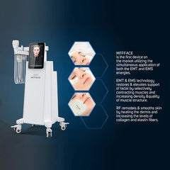 New Non-invasive Mffface Pe Face Lifting Machine Ems Facial Muscle Stimulation Rf Face Anti Wrinkle Machine