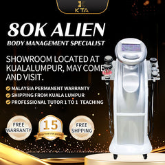 80K RF Face lifting and wrinkle removal face and body Slimming beauty Machine 80k hz Cavitation Ultrasonic Radio Frequency Machine