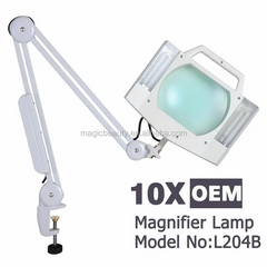 Salon 5X 36W Magnifier Glass Lamp Foldable L204 Magnifying Glass With Led Light for Beauty