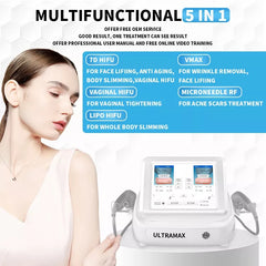 7d hifu machine Wrinkle Removal Double Chin Remover Sagging Skin Lifting Skin Tighteing Breast Echancement Body Sliming Machine With 7 Free Cartridges