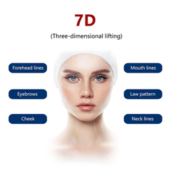7D hifu facial machine slimmer face anti aging face lifting device face lifter skin firming v shape