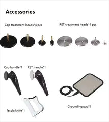 RET CET 448khz Machine Tecar Physiotherapy RF Body Slimming Machine