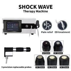 Portable Pain Relief Physical Therapy Focused Extracorporeal Shockwave Therapy Machinee