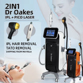 2 in 1 Pico Laser machine Tattoo Removal Diode Laser Hair Removal Deka Laser Alexandrite 810 Hair Removal Epilator Machine