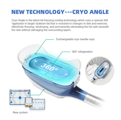 360 Cryolipolysis Cool Tech 9in1 Cryo Fat Freeze Vacuum Suction Sculpting Body Slimming machine