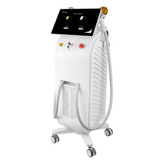 New Tech 808 755 1064 Wave High Power Diode Laser Hair Removal Machine / Triple Wavelength Diode Laser 2 Handles Skin Rejuvenation