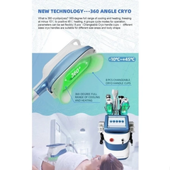 360 Cryolipolyse Cellulite Reduction Cool-Body Sculpting Slimming Fat Freeze Cryolipolysis Machine