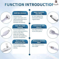 Hot sales Top quality 6 in 1 Hydra Oxygen Jet Dermabrasion Hydro Aqua Peeling Beauty Face Equipment Salon Facial Machine