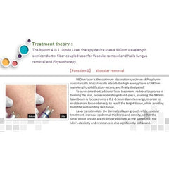Hot sales 980nm Medical Diode Laser Spider Vein Removal Vascular Removal 980 nm laser Machine