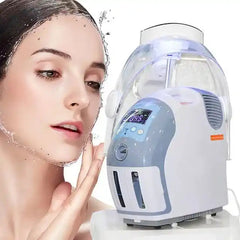 3 In 1 Super Maquinas Facial Oxygenated Machine H2o2 Hyperbaric Whitening Jet Peel Hydra Oxygen Facial Machine With Led Dome