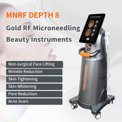 Gold fractional morpheus 8 facial y body y rf microneedling catridges 40 pins inmode radiofrecuent morpheus8 machine
