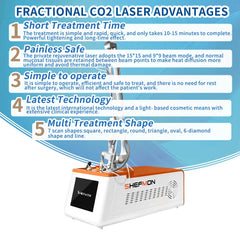 Top Selling Portable Laser Co2 Fractional / Co2 Fractional Laser / Fractional Co2 Laser Machine For Skin Rejuvenation