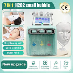 Updated 6 in 1 Portable Hydro Dermabrasion Skin Care Beauty Machine Water Oxygen Jet Hydro Diamond Peeling Microdermabrasion HOT