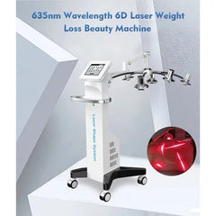 Hot sales 532nm 635nm Fat Removal Device 6D Lipolaser Laser Lipolysis Machine Laser Shape 6D Laser Slimming Machine