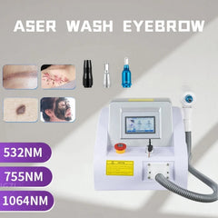 New Portable Q - switch Picosecond Nd: YAG 1064nm 532nm 1320nm Pull Tattoo Remover With Spot Beauty