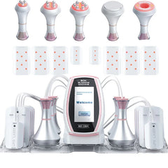 New 6 In 1 Cavitation Ultrasonic Body Slimming Machine Radio Frequency Massage Instrument Weights Loss Eletric Muscle Stimulator