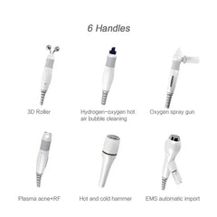 6 in 1 Small Bubble Machine Oxygen Jet Peel Device Deep Skin Cleaning Beauty Equipment BIO Face Lift Skin Cleansing Ati Aging