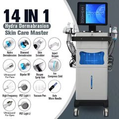 14 In 1 Hydro Oxygen Jet Skin Rejuvenation Machine Professional Hydradermabrasion Beauty Machine