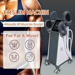 Hot sales EMS Slimming Machine RF 4 Handles Body EMS NEO With RF Weight loss Skin Tightening Muscle Building