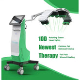 Hot salon Green Red light 10D lipo Laser slimming machine 532nm laser weight loss body sculpting lipo cavitation 2025