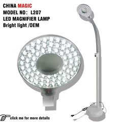 Salon 5X 36W Magnifier Glass Lamp Foldable L204 Magnifying Glass With Led Light for Beauty