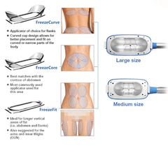 360 Cryolipolysis Cool Tech 9in1 Cryo Fat Freeze Vacuum Suction Sculpting Body Slimming machine