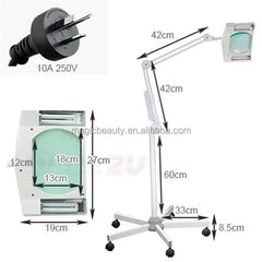 Salon 5X 36W Magnifier Glass Lamp Foldable L204 Magnifying Glass With Led Light for Beauty