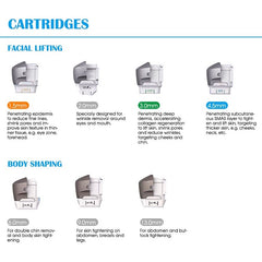 7D Cartridge for 7D 9D HIFU Cartridge Transducer Exchangeable Facial Body Cartridge For Ultrasound Face Machine Anti Aging Needle