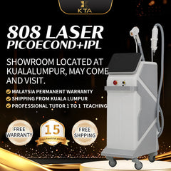 2 in 1 diode laser hair removal machine pico laser ipl whitening carbon laser machine picosecond Freezing Point Hair Removal Device