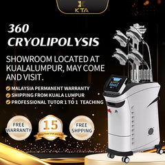 360 Cryolipolysis Cool Tech 9in1 Cryo Fat Freeze Vacuum Suction Sculpting Body Slimming machine