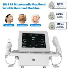 7D High Intensity Focused SMAS Lifting Machine With Microneedle RF Fractional Wrinkle Removal Skin Tighten Acne Treatment Machine