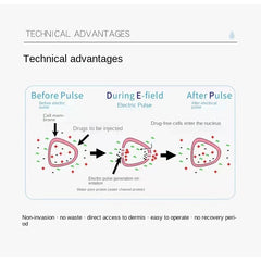 No needles Meso therapy G-un Water Injection Mesogun Dermoelectroporation DEP Electro Poration System DEP Machine