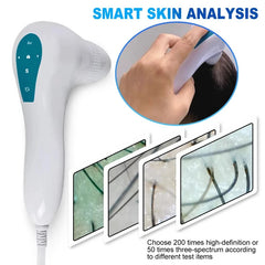 2025 Portable 7IN1 High Frequency Hair Follicle Detection Scalp Massage Oxygen Jet Anti-Hair Loss Regrowth Machine