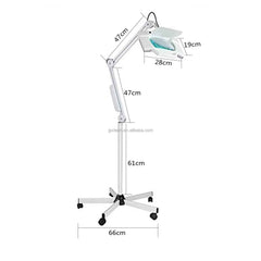 Salon 5X 36W Magnifier Glass Lamp Foldable L204 Magnifying Glass With Led Light for Beauty