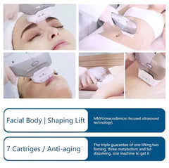 7D hifu facial machine slimmer face anti aging face lifting device face lifter skin firming v shape