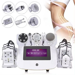 Newest 6 In 1 Lipo Laser Weight Loss Vacuum Cavitation RF Skin Firming EMS Face Lifting Cavitation System