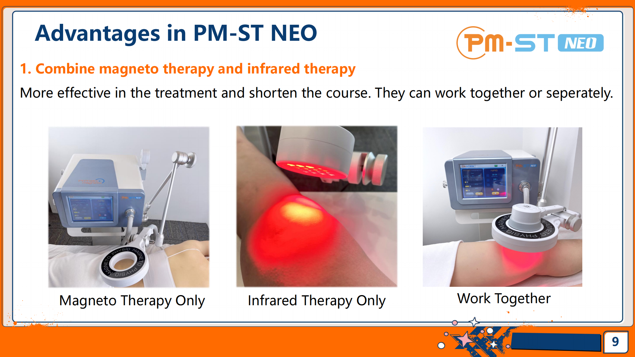 EMTT Physio Magneto Magnetic Therapy Machine for Joint Bones Pain Relief Massage