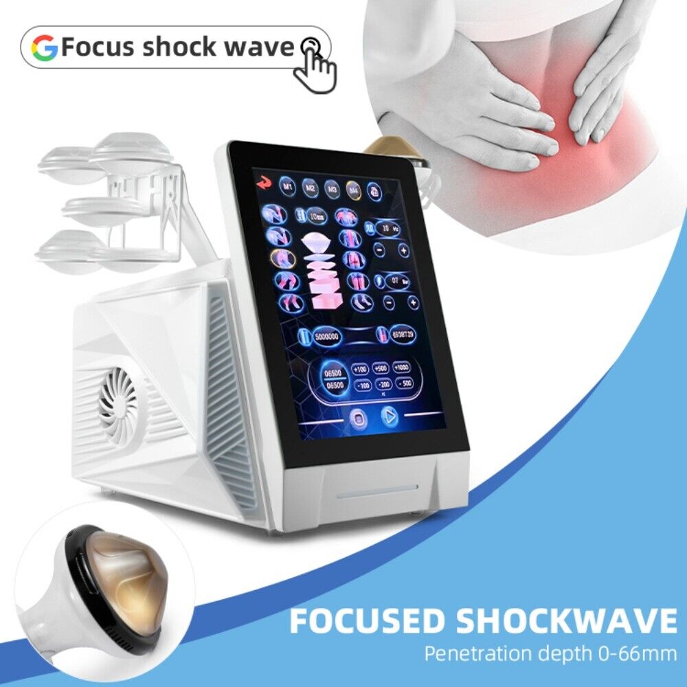 Focus Shockwave Eswt Focused Shock Wave Relief Physio Back Body Massage Machine
