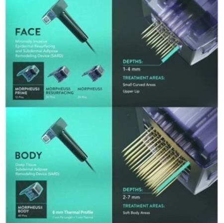 New Electrica Microneedle RF Depth 8 Double handles Face Lifting Machine Beauty Instrument