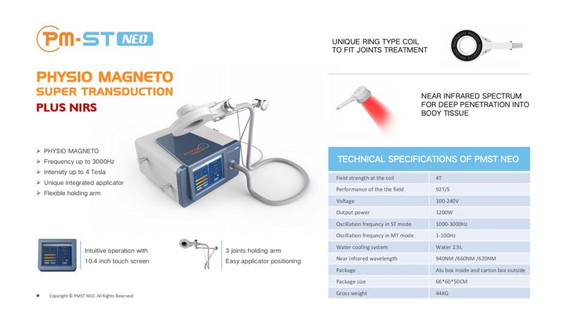 Clinic Magneto Pemf Pain Relief Infrared Magnetic Transduction Machine Therapy