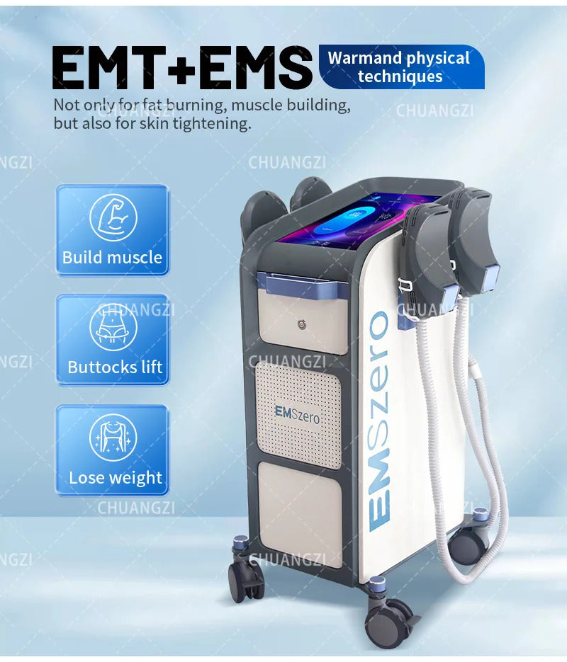 new EMS 15 Tesla electromagnetic stimulation body shaping Emszero RF body shaping and fat reducing body shaping machine