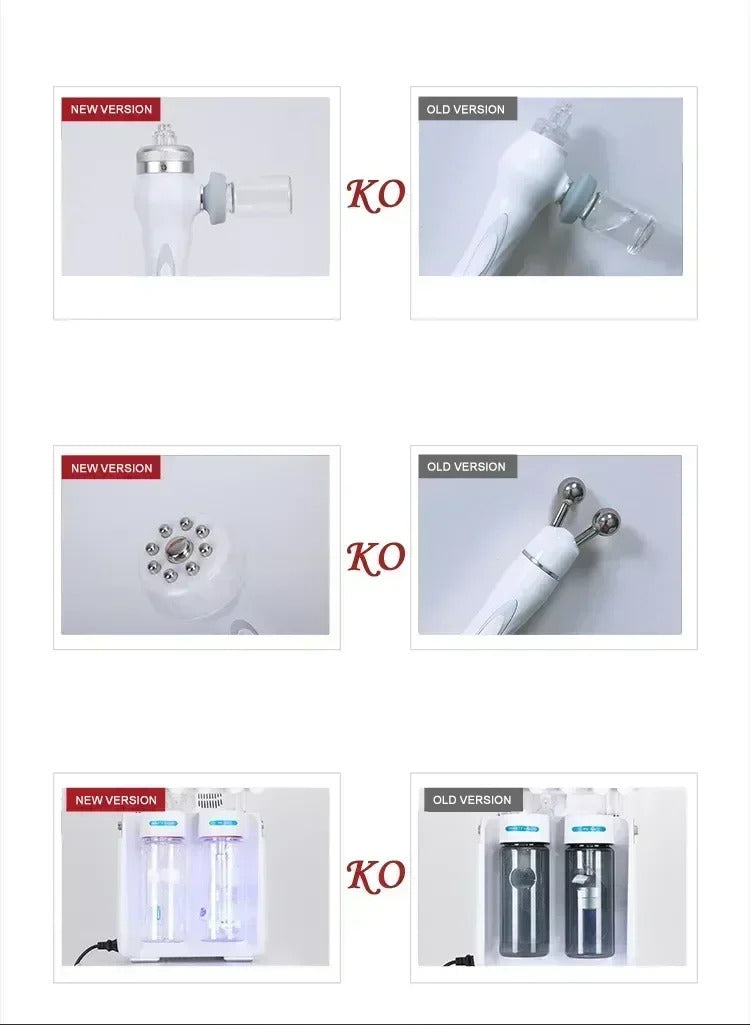 7 in1 Water Oxygen Jet Peel Hydro Beauty Skin Cleansing Hydro facial Machine Facial Machine Water Aqua Peeling for Home UseH2O2