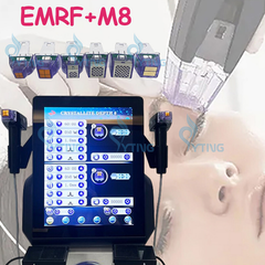 fractional gold rf beauty machine like morephus 8 style acne removal + 4 tip