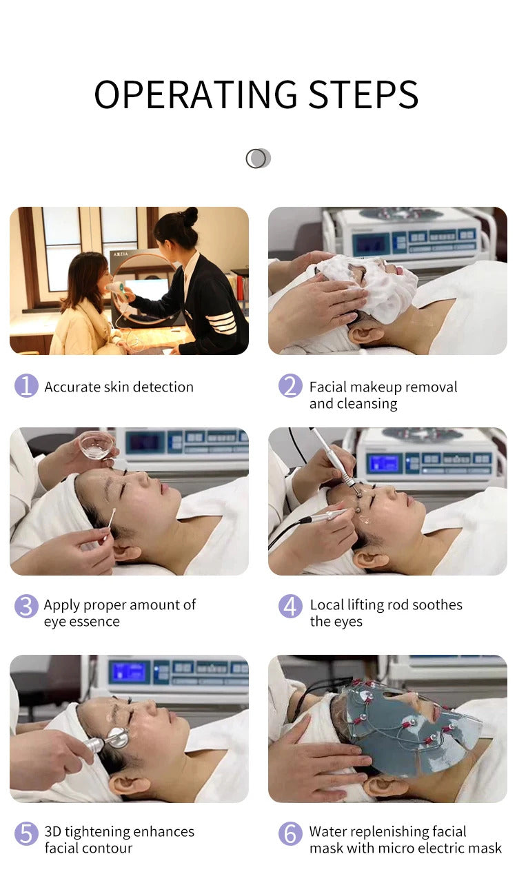 Face Lifting Lighten Fine Lines And Dark Circles Under The Eyes BIO Microcurrent Roller Massage Beauty Equipment Anti Aging